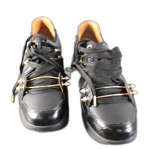 MI/MAI Paris Sneakers with Gold Hardware - FIRE! Size EU 37
